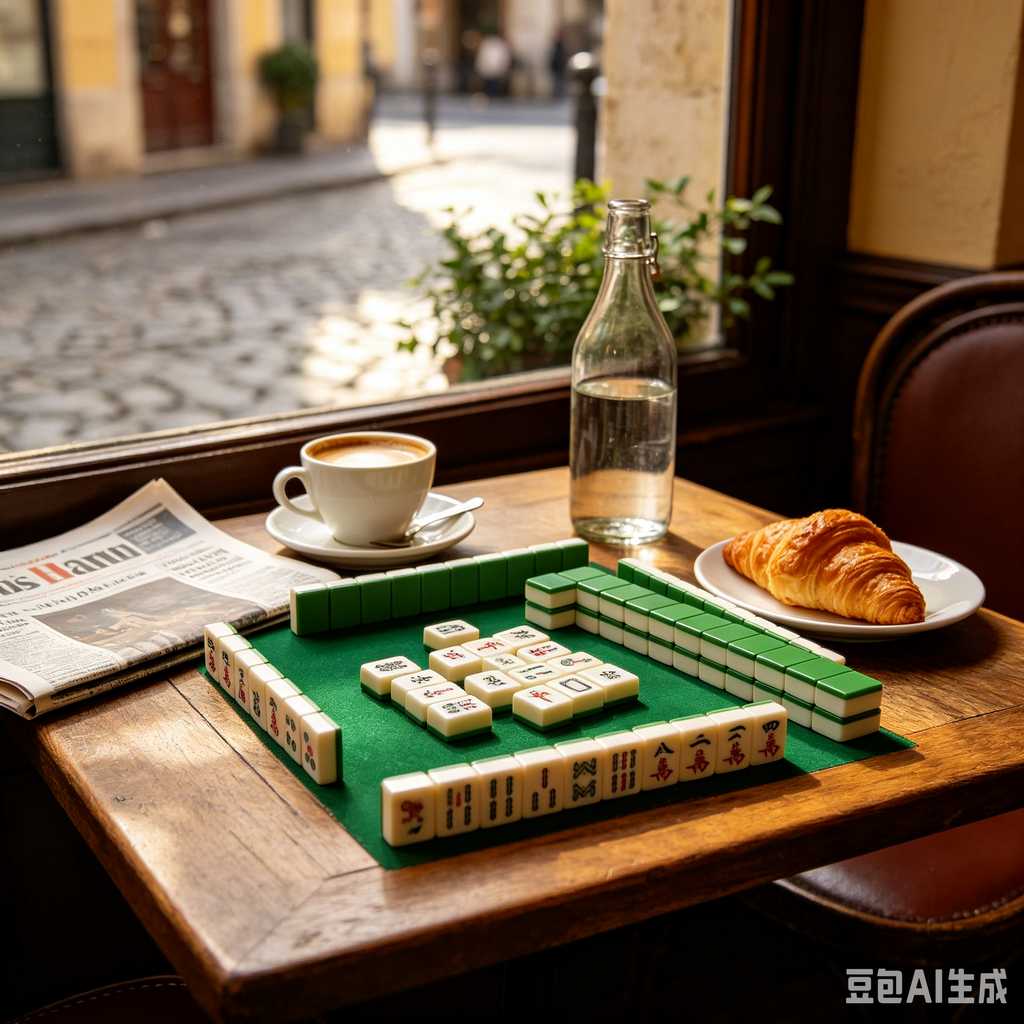 deep print mahjong set