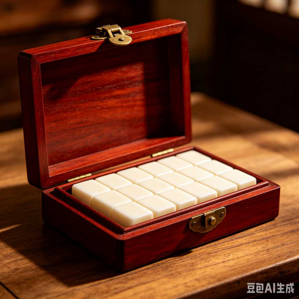 exquisite gift box mahjong tiles