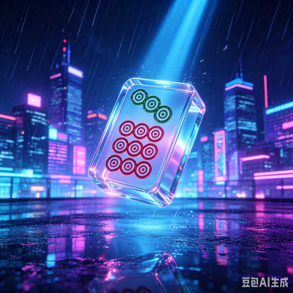 jelly transparent mahjong set